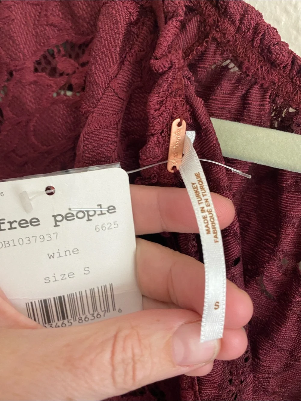 Free People sheer floral